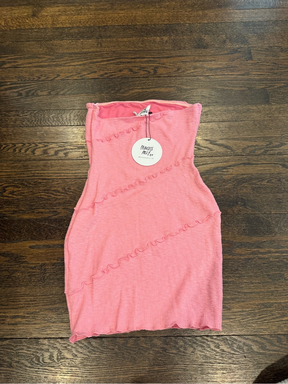 Princess Polly Pink Strapless Mini Dress - Picture 2 of 3